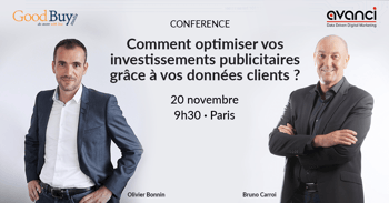 [Conférence] Apprenez à optimiser vos investissements publicitaires grâce à la data le 20 novembre à Paris